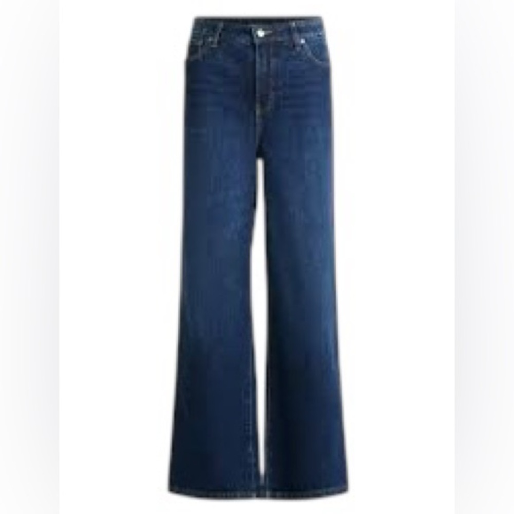 FREE ASSEMBLY High Rise wide leg stretch jeans size 12 -
32.5” inseam - NWT! - Picture 2 of 12